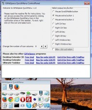 GiMeSpace QuickMenu screenshot